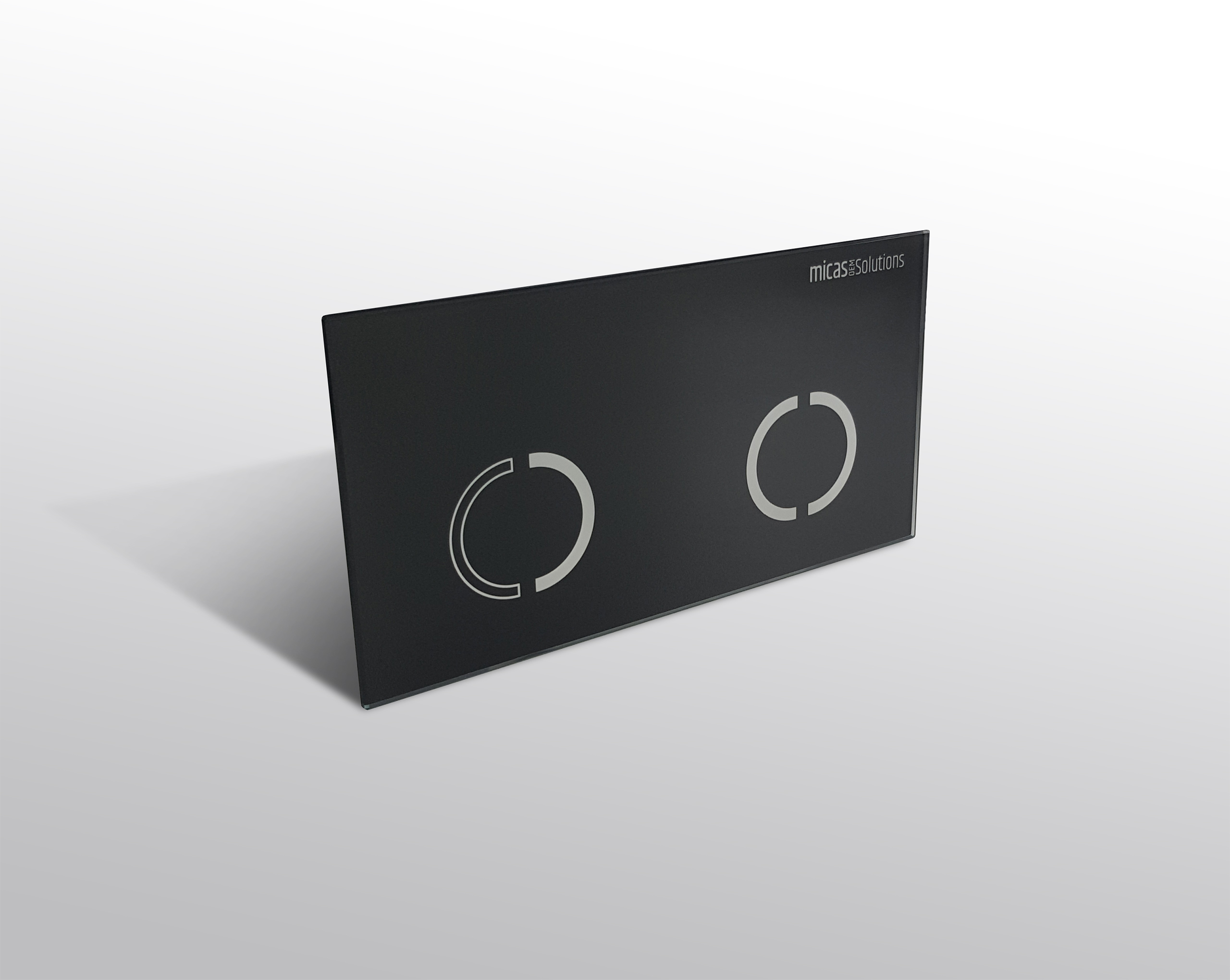 WC control plate for different sensor technologies